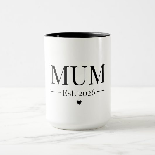 Mum Established 2026 Tasse (Zentrum)