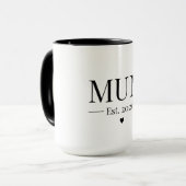 Mum Established 2026 Tasse (Vorderseite Links)