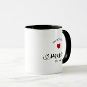 Mum Established New Mom Gift Tasse (VorderseiteRechts)