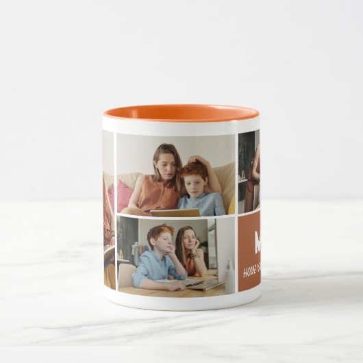 Mum Foto Collage Custom Coffee Tasse (Zentrum)