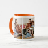 Mum Foto Collage Custom Coffee Tasse (Vorderseite Links)