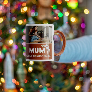 Mum Foto Collage Custom Coffee Tasse