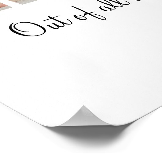 Mum Foto Collage Poster (Ecke)