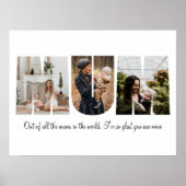 Mum Foto Collage Poster (Vorne)