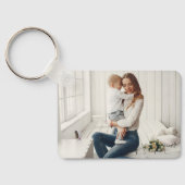 Mum Foto Collage Schlüsselanhänger (Rückseite)