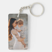 Mum Foto Collage Schlüsselanhänger (Rückseite)
