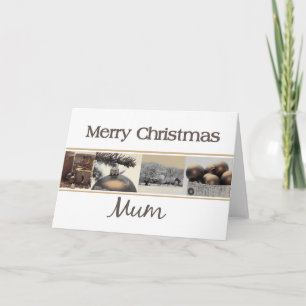 Mum Frohe Weihnachtskarte Feiertagskarte
