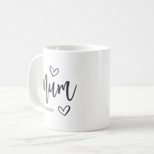 MUM Jahr Kaffeetasse (Vorderseite Links)