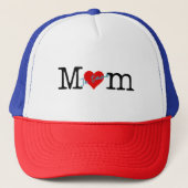 Mum, Je T’aime (I Liebe You) Trucker Hat Truckerkappe (Vorderseite)
