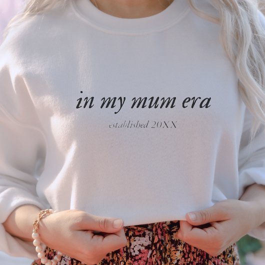 Mum Jumper Geschenk Personalisiertes Geschenk für Sweatshirt
