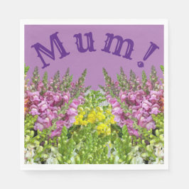 MUM! Karte Serviette