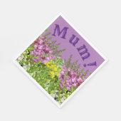 MUM! Karte Serviette (Ecke)