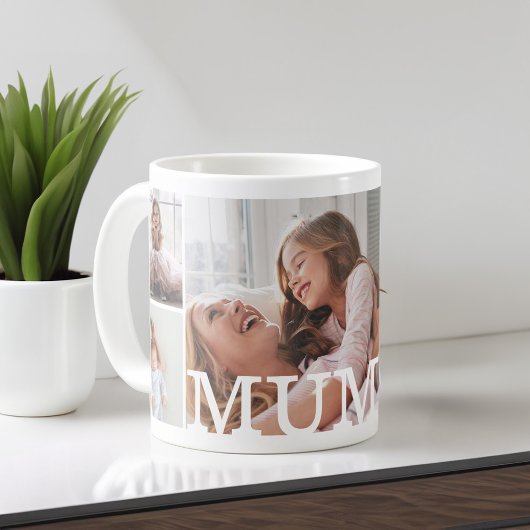 MUM-Mehrfachfokus und benutzerdefiniertes Monogram Kaffeetasse