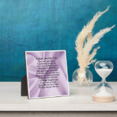 Mum Poem Plaque - Lilac Fotoplatte (InSitu)