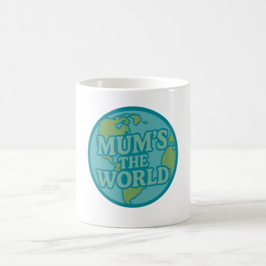 Mum’s The World Retro Globe Kaffeetasse (Mittel)