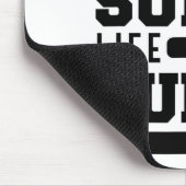 Mum Super Life Super Tired Funny Mütter Day New M Mousepad (Ecke)