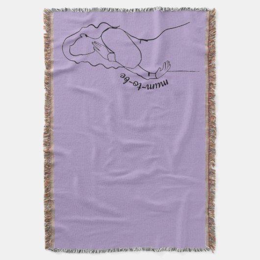 Mum-to-be Decke (Vorderseite Vertikal)