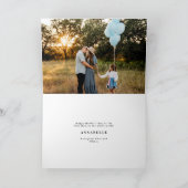 Mum typografie elegante moderne minimale Multi-Fot Dankeskarte (Innenseite)