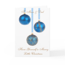 MUM & VATER CHRISTMAS-KARTE