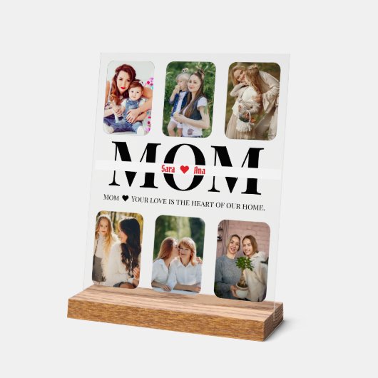 Mum wird in Acrylic-Zeichen mit kundenspezifischen Acrylschild (Winkel)