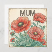 Mumas Segnungen: Zaubermomente Feiertagskarte (Vorne/Hinten)