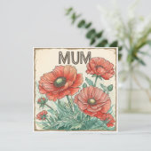 Mumas Segnungen: Zaubermomente Feiertagskarte (Stehend Vorderseite)