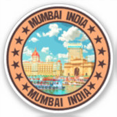 Mumbai Aufkleber (Vorderseite)