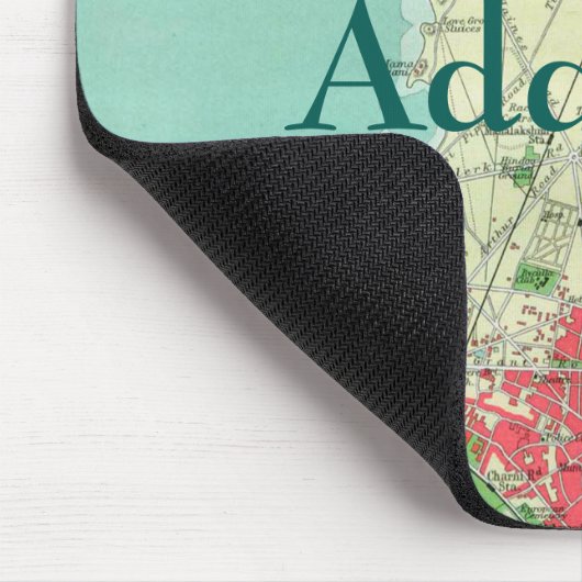Mumbai Early Map Mousepad (Ecke)