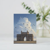 Mumbai Gateway India Souvenir Postkarte (Stehend Vorderseite)