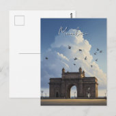 Mumbai Gateway India Souvenir Postkarte (Vorne/Hinten)