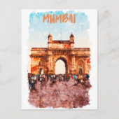 Mumbai Gateway of India Monument Postkarte (Vorderseite)