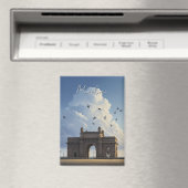 Mumbai Gateway of India Souvenir Magnet (In Situ (Geschirrspüler))