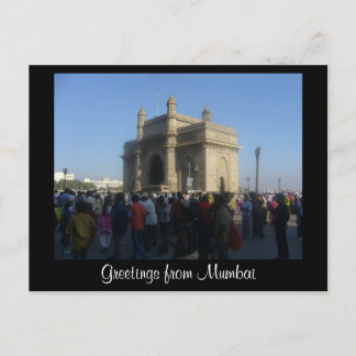 Mumbai Gateway Postkarte