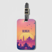 Mumbai Gepäckanhänger (Vorderseite Vertikal)