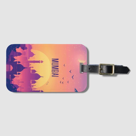 Mumbai Gepäckanhänger (Vorderseite (Horizontal))