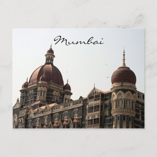 Mumbai-Hotel Postkarte (Vorderseite)