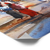 Mumbai in India Poster (Ecke)