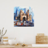 Mumbai in India Poster (Küche)