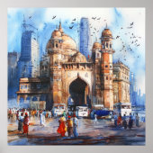 Mumbai in India Poster (Vorne)