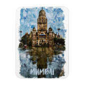 Mumbai India City View Sehenswürdigkeit Magnet (Vertikal)