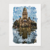 Mumbai India City View Sehenswürdigkeit Postkarte (Vorderseite)
