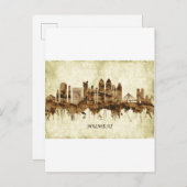 Mumbai India Citycape Einladungspostkarte (Vorne/Hinten)