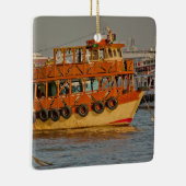 Mumbai India Custom Square Weihnachtsdekoration Keramikornament (Rechts)