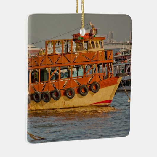 Mumbai India Custom Square Weihnachtsdekoration Keramikornament (Rechts)