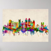 Mumbai India Skyline Poster (Vorne)