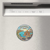Mumbai Indien Magnet (In Situ (Geschirrspüler))