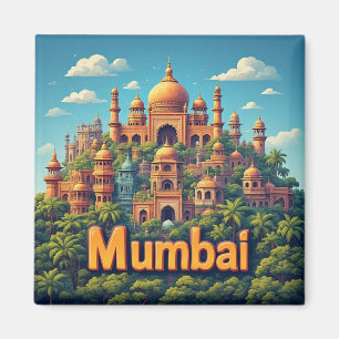 Mumbai Indien Urban Travel Erinnerungsstück 🗺️ Magnet