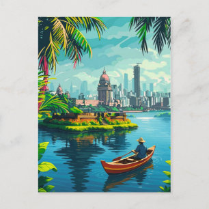 Mumbai Indien Wandkunst - Indien, Mumbai Poster, M Ankündigungspostkarte