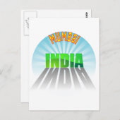 Mumbai Postkarte (Vorne/Hinten)