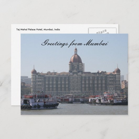 Mumbai Postkarte (Vorne/Hinten)